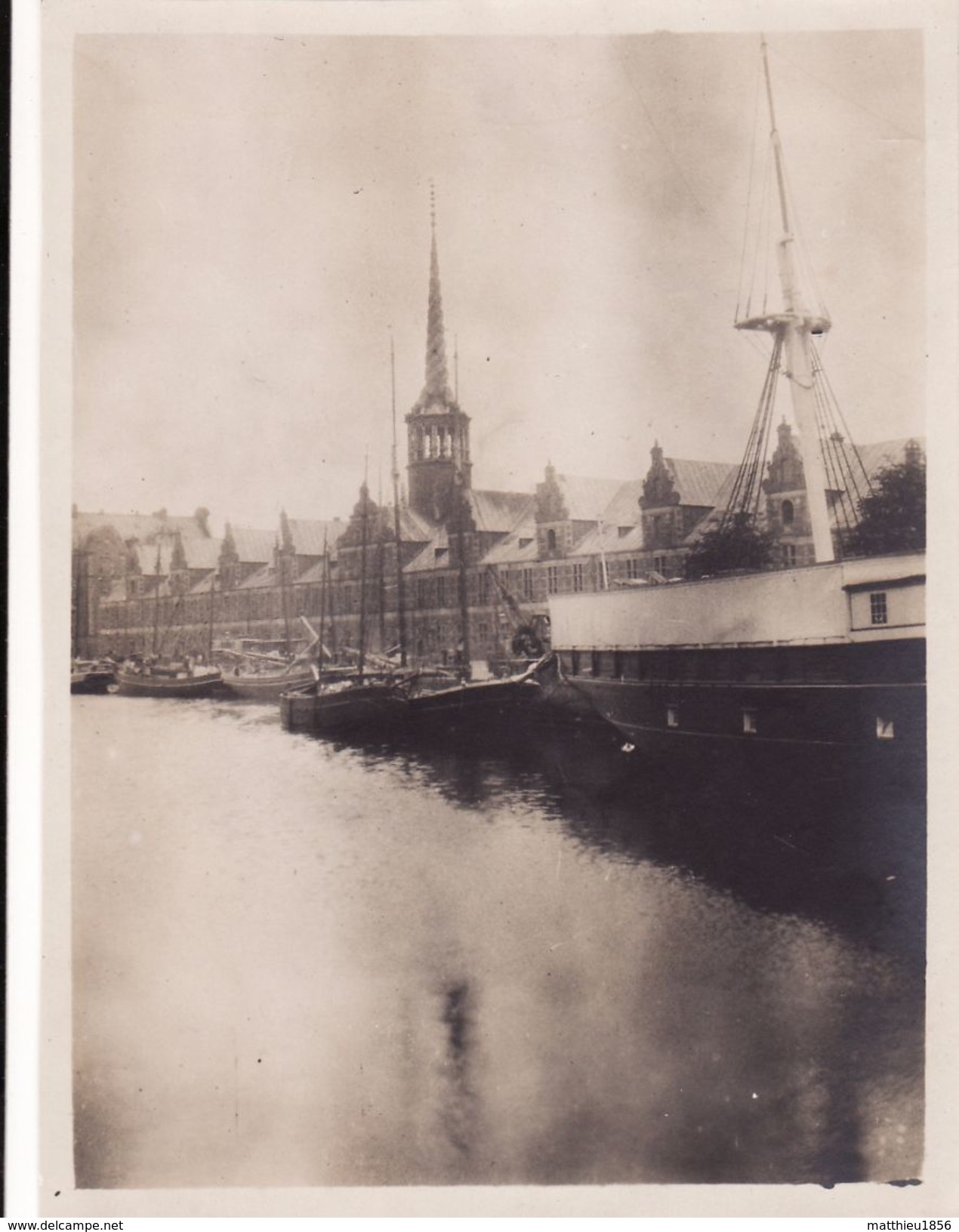 Photo Juin 1921 KOBENHAVN (Copenhague) - Kanal (A184) - Dinamarca