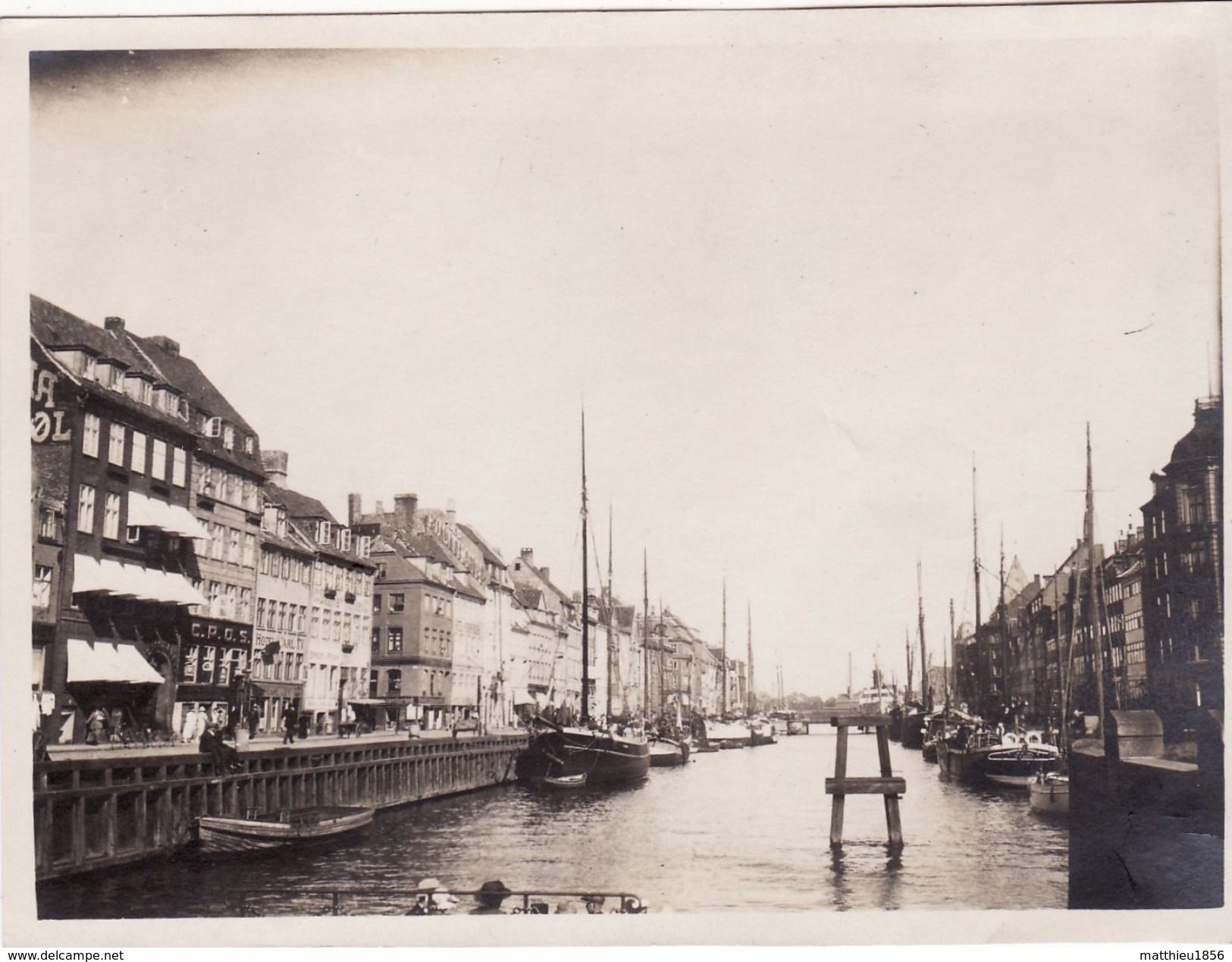 Photo Juin 1921 KOBENHAVN (Copenhague) - Kanal (A184) - Dinamarca