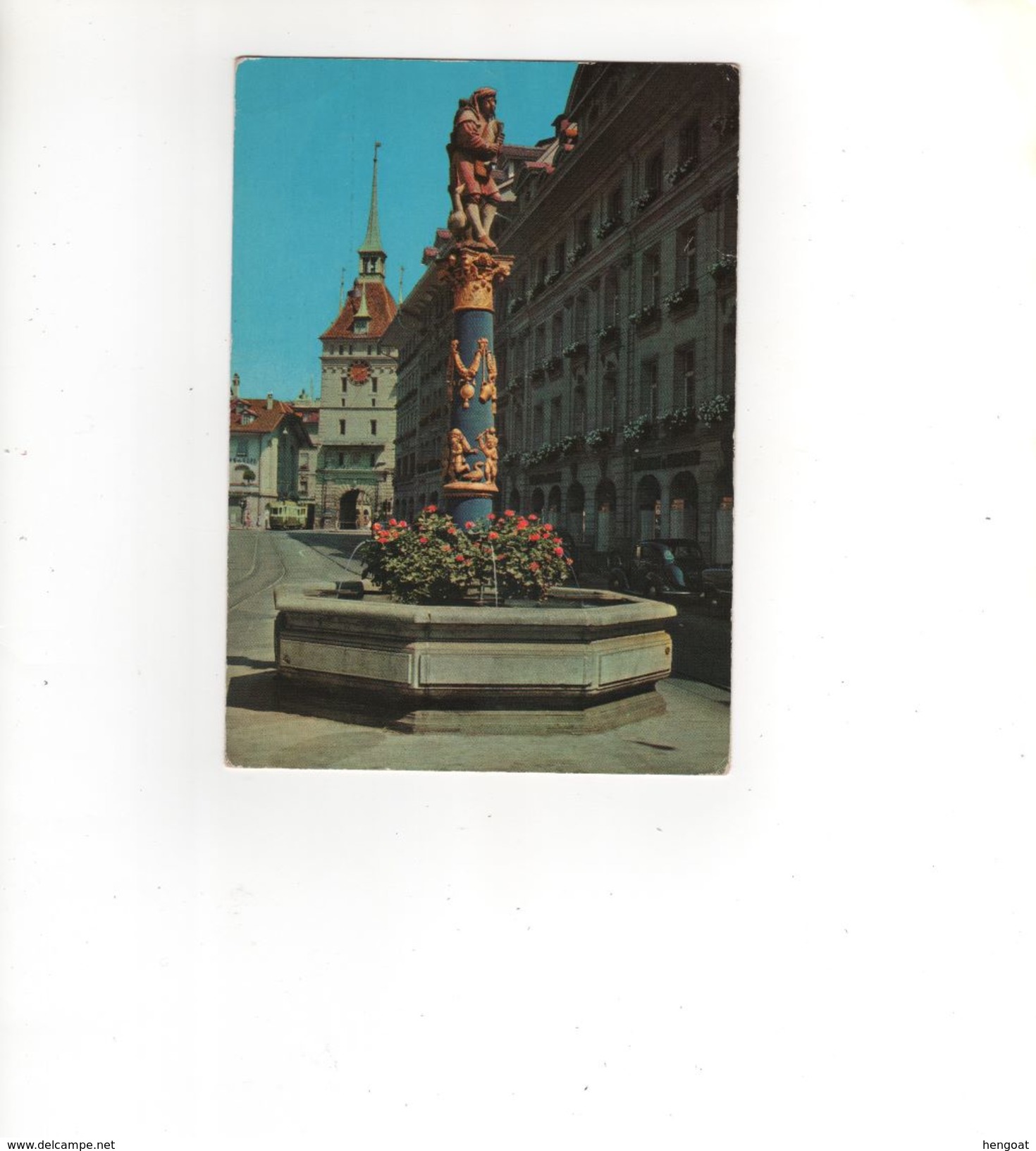 Beau Timbre Yvert N° 435 , 436  Sur Carte , Postcard Du 27/07/1968 De Bern - Covers & Documents