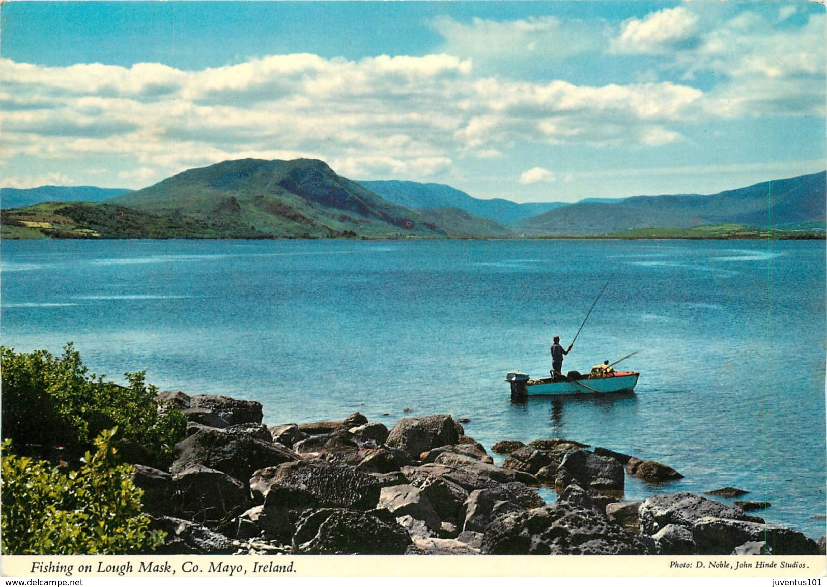 CPSM Fishing On Lough Mask,Mayo    L2487 - Mayo