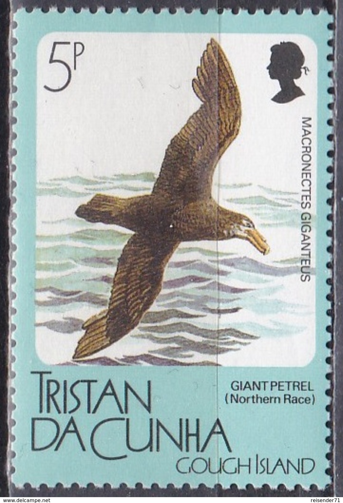 Tristan Da Cunha 1989 Tiere Fauna Animals Vögel Birds Sturmvogel Gough Insel Mi. 468 ** - Tristan Da Cunha