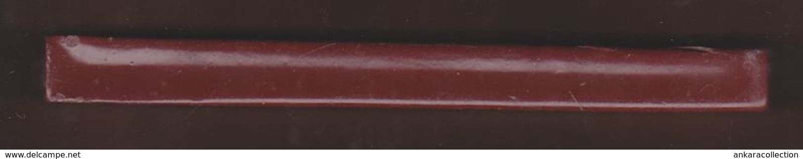 AC - WINE RED MANUSCRIPT SEALING SEAL WAX STICK WICK FOR POSTAGE FROM TURKEY - Cachets