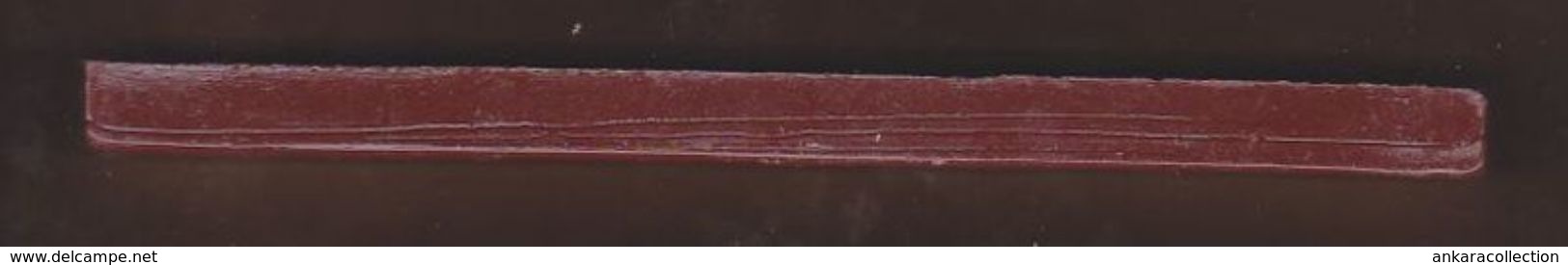 AC - WINE RED MANUSCRIPT SEALING SEAL WAX STICK WICK FOR POSTAGE FROM TURKEY - Stempels