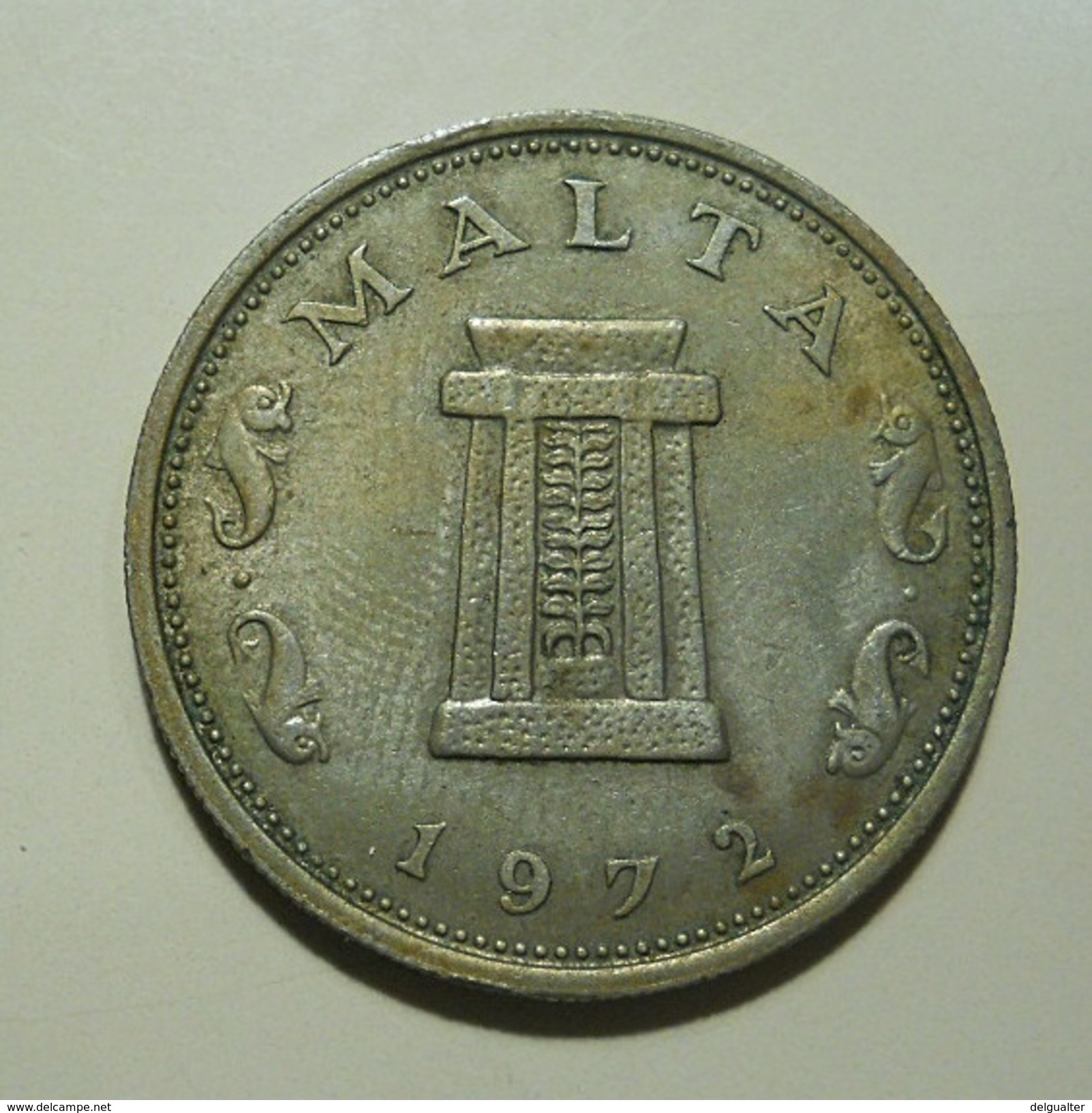 Malta 5 Cents 1972 - Malte