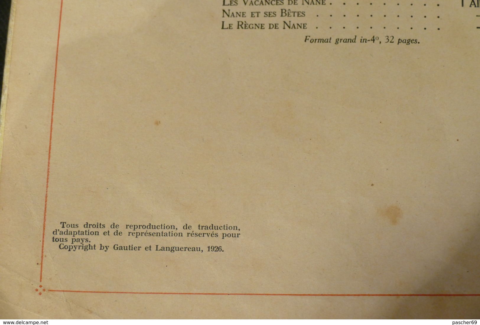 BECASSINE VOYAGE **** LIVRE DE L'ANNEE 1926 ****  / MKV 9 - Bécassine