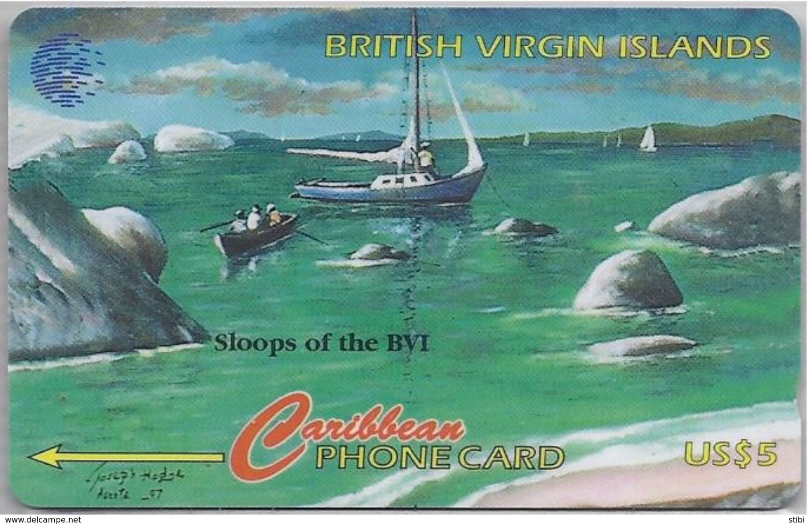 BRITISH VIRGIN ISLANDS - SLOOPS OF THE BVI  - 218CVVA - Vierges (îles)