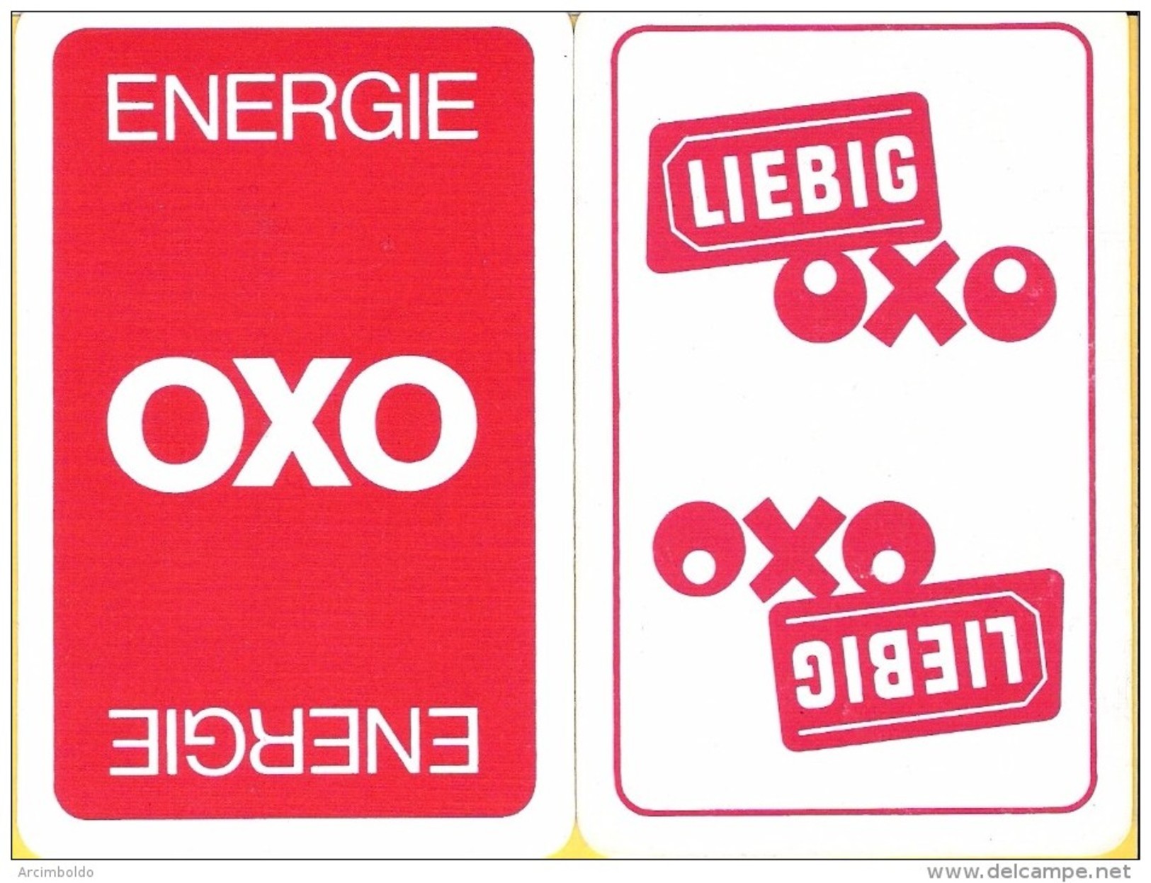 2 Dos De Carte : Oxo Liebig - Cartes à Jouer Classiques