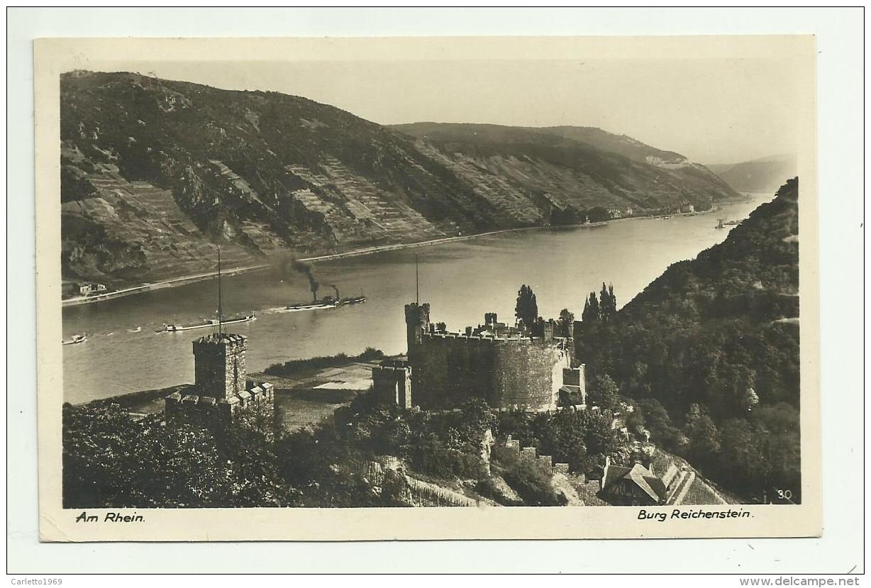 AU RHEIN BURG REICHENSTEIN VIAGGIATA FP - Rhein-Hunsrück-Kreis