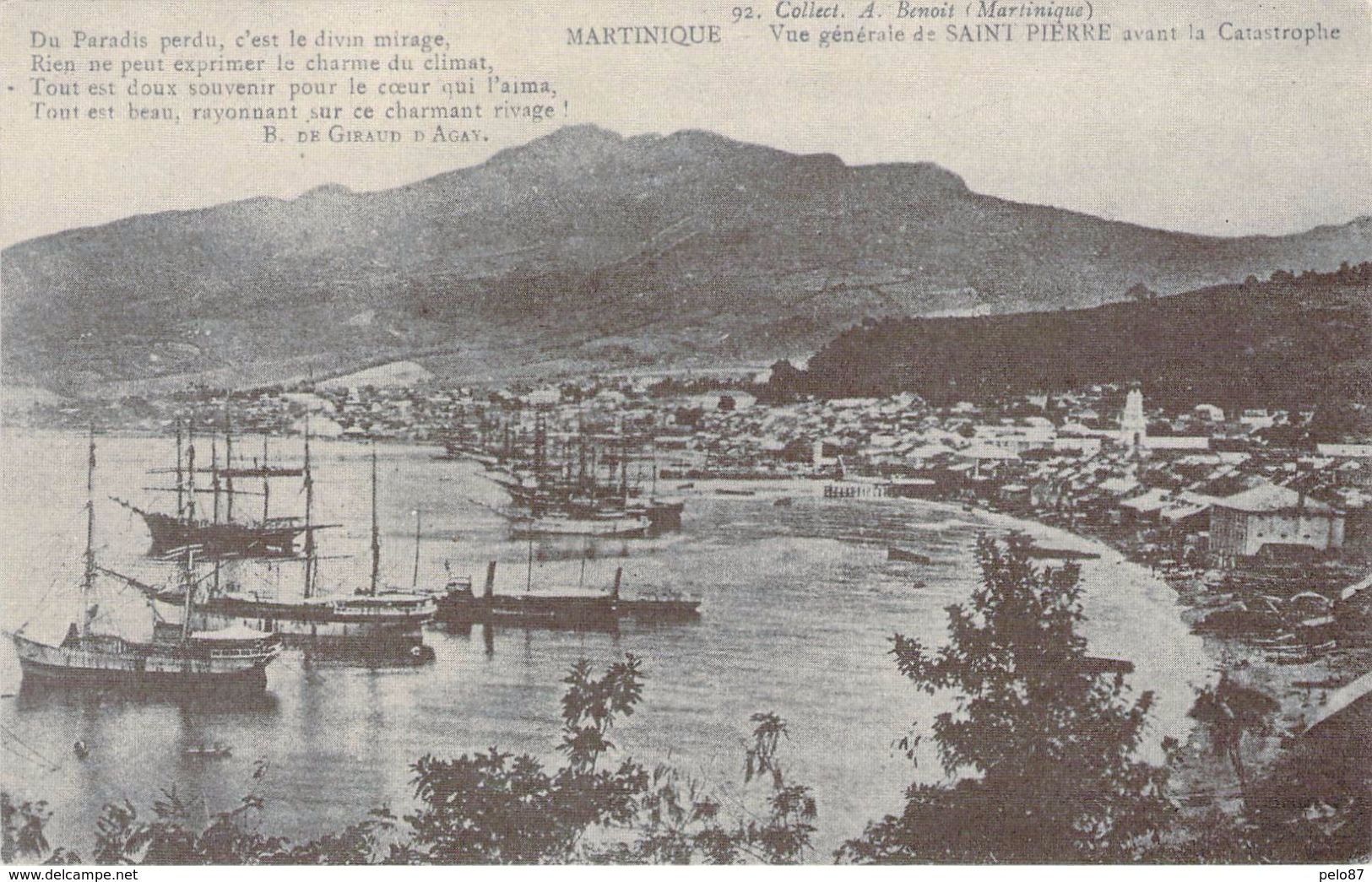 CPA  Martinique Vue Générale De Saint-Pierre Avant La Catastrophe   ER1521 - Autres & Non Classés