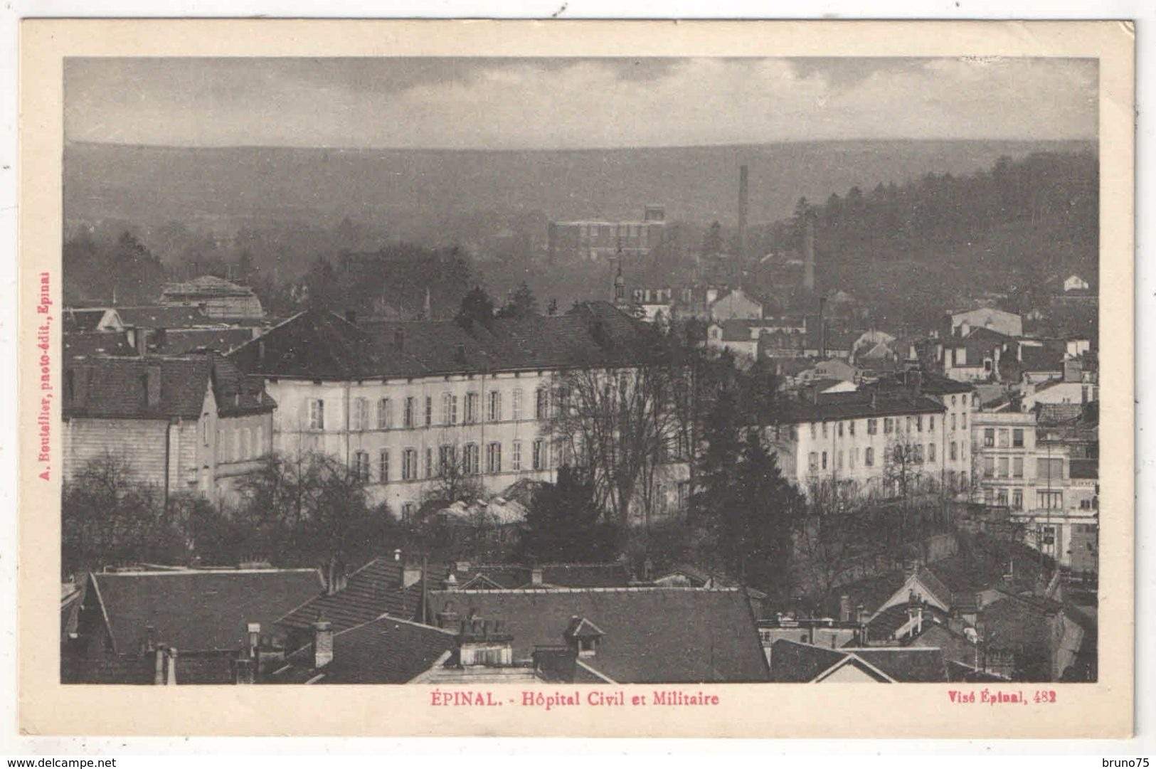 88 - ÉPINAL - Hôpital Civil Et Militaire - Bouteiller 482 - Epinal