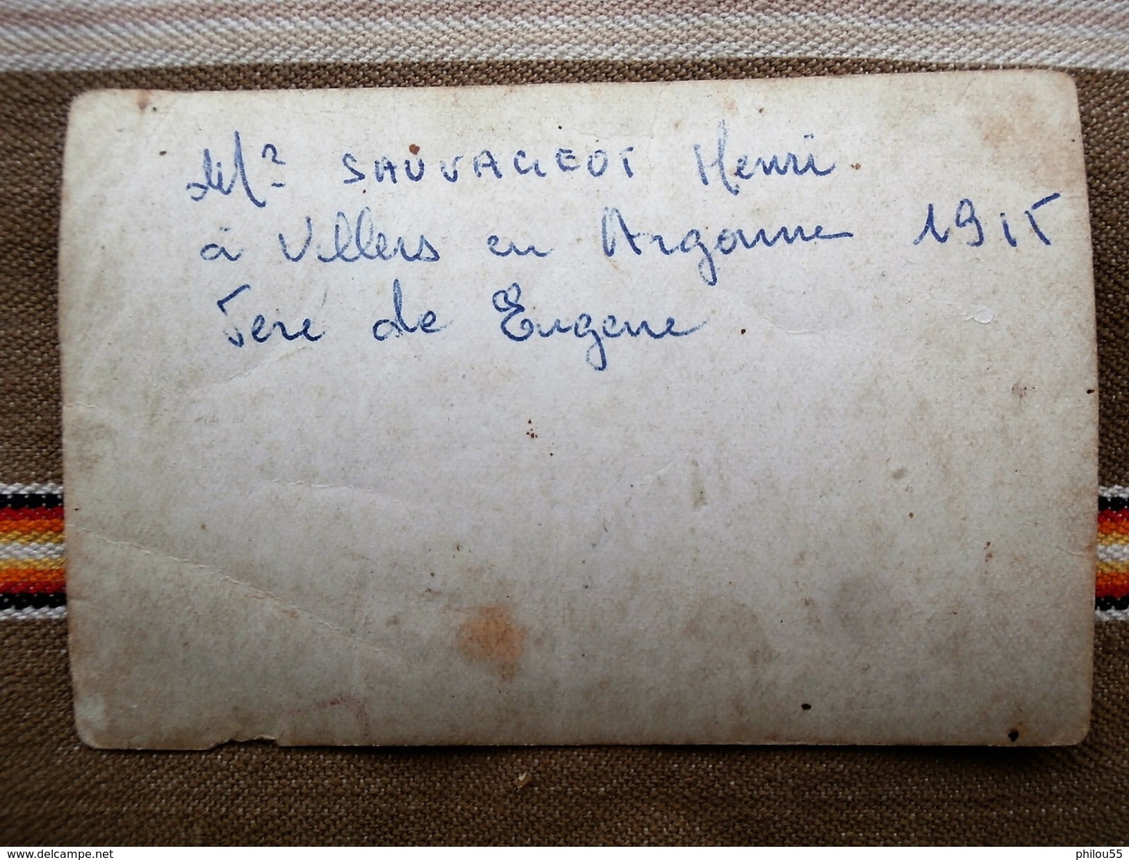 RARE lot AVIATION Citation a l Ordre de l Armee ESCADRILLE MF7  VILLERS EN ARGONNE (Sauvageot eugene) VERDUN FARMAN etat