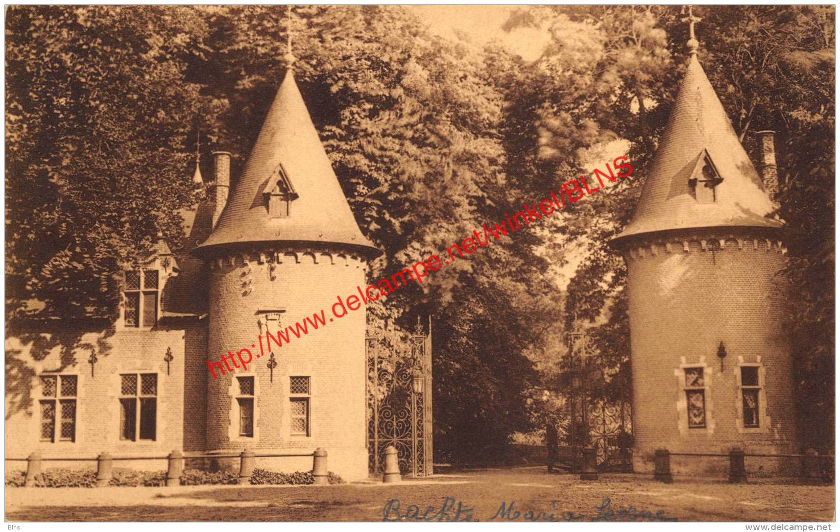 Ingang Kasteel Oydonck - Bachte Maria Leerne - Deinze