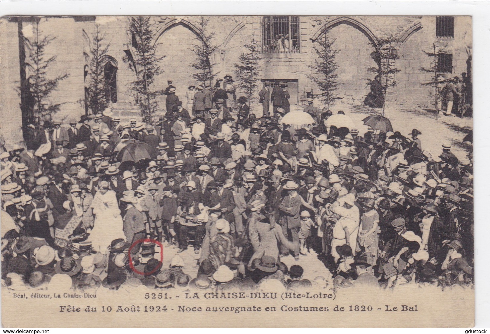 Haute-Loire - La Chaise-Dieu - Fête Du 10 Août 1924 - Noce Auvergnate En Costumes De 1820 - Le Bal - La Chaise Dieu