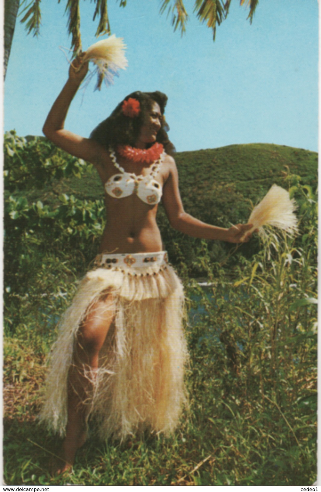 DANSEUSE DES ILES SOUS LE VENT  MISS MAUPITI - Polynésie Française