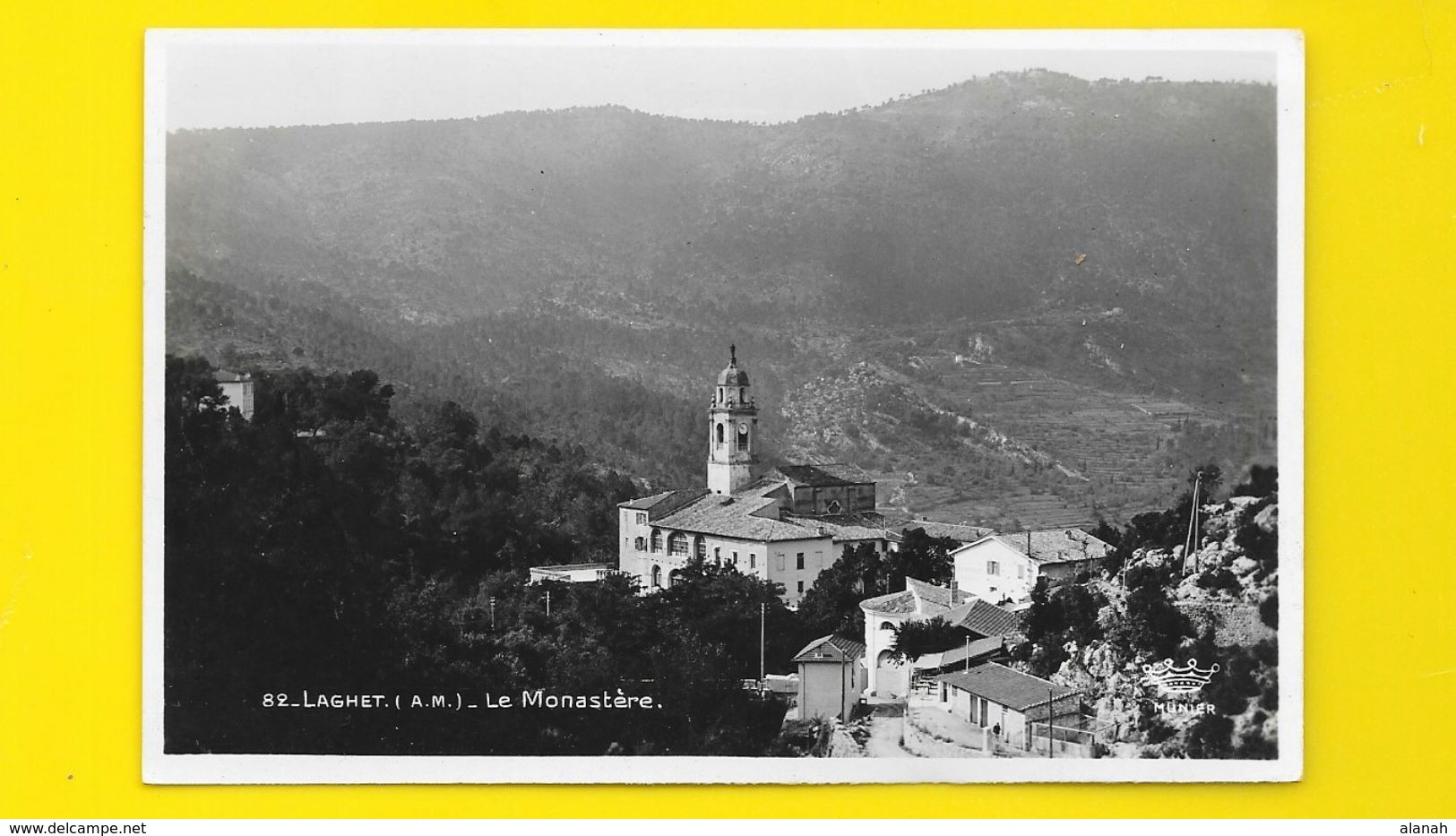 LAGHET Rare Le Monastère (Munier) Alpes Maritimes (06) - Other & Unclassified