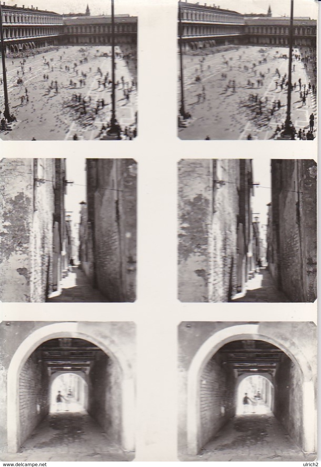 Fotos Venedig - Markusplatz Etc. - Stereophoto - Ca. 1950 (31798) - Stereoscopic