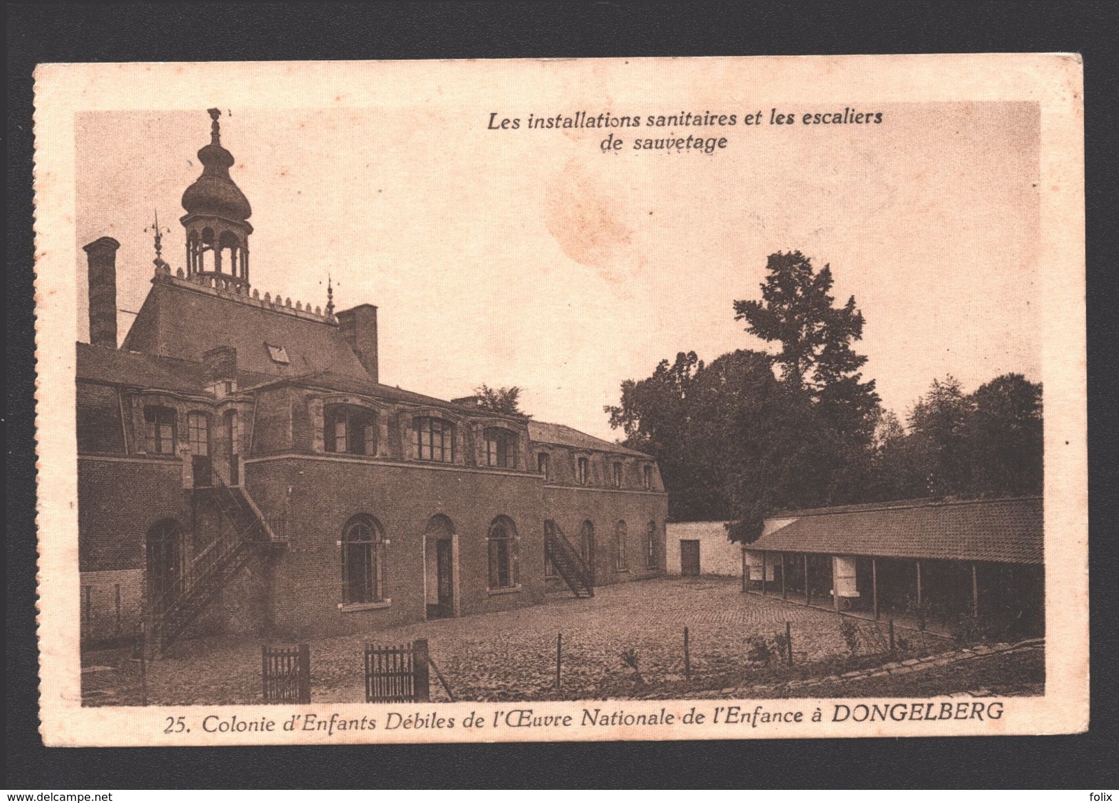 Dongelberg - Colonie D'Enfants Débiles - Les Installations Sanitaires Et Les Escaliers De Sauvetage - Jodoigne