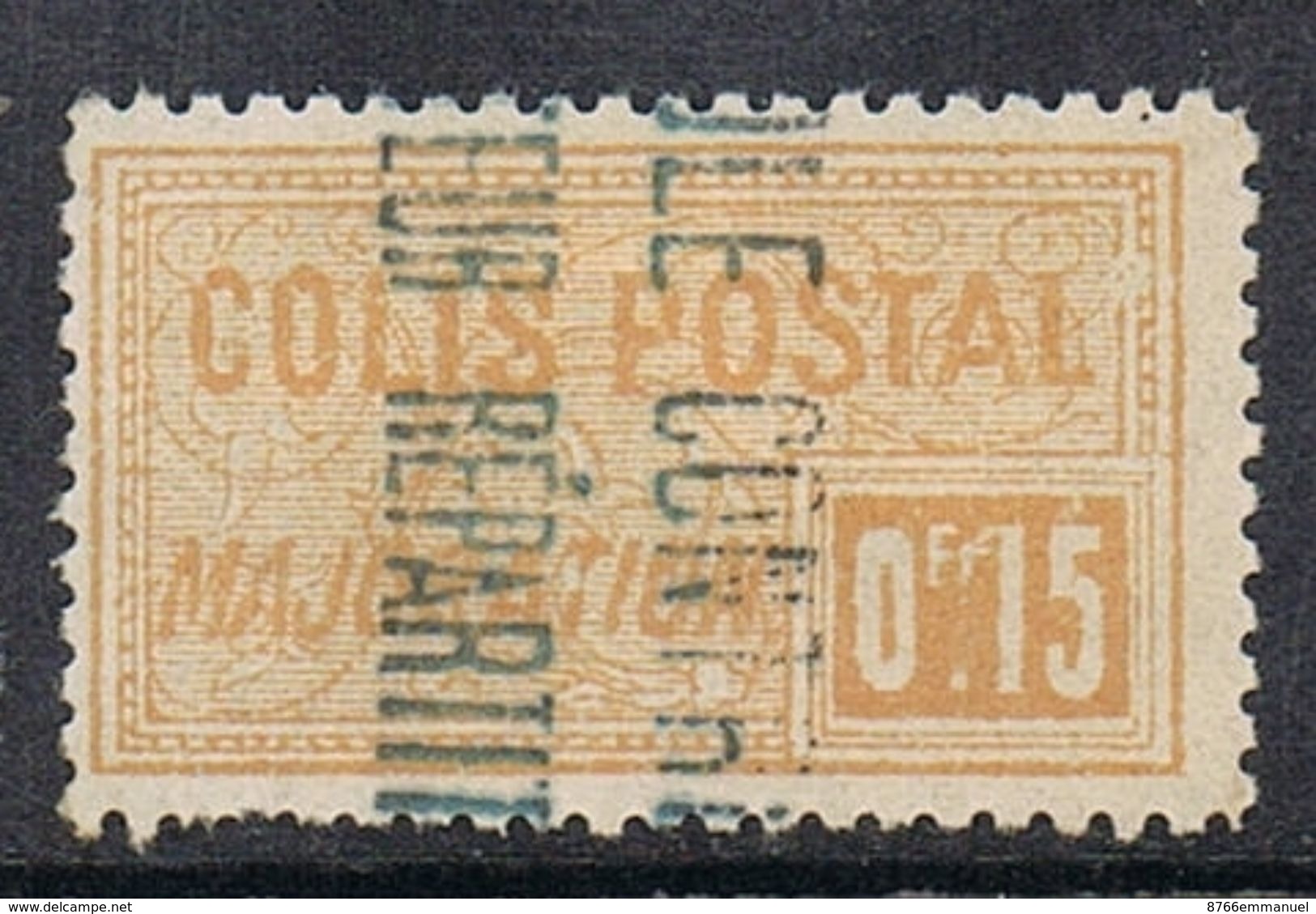 ALGERIE COLIS POSTAL N°10 N*   Variété Surcharge Renversée - Colis Postaux