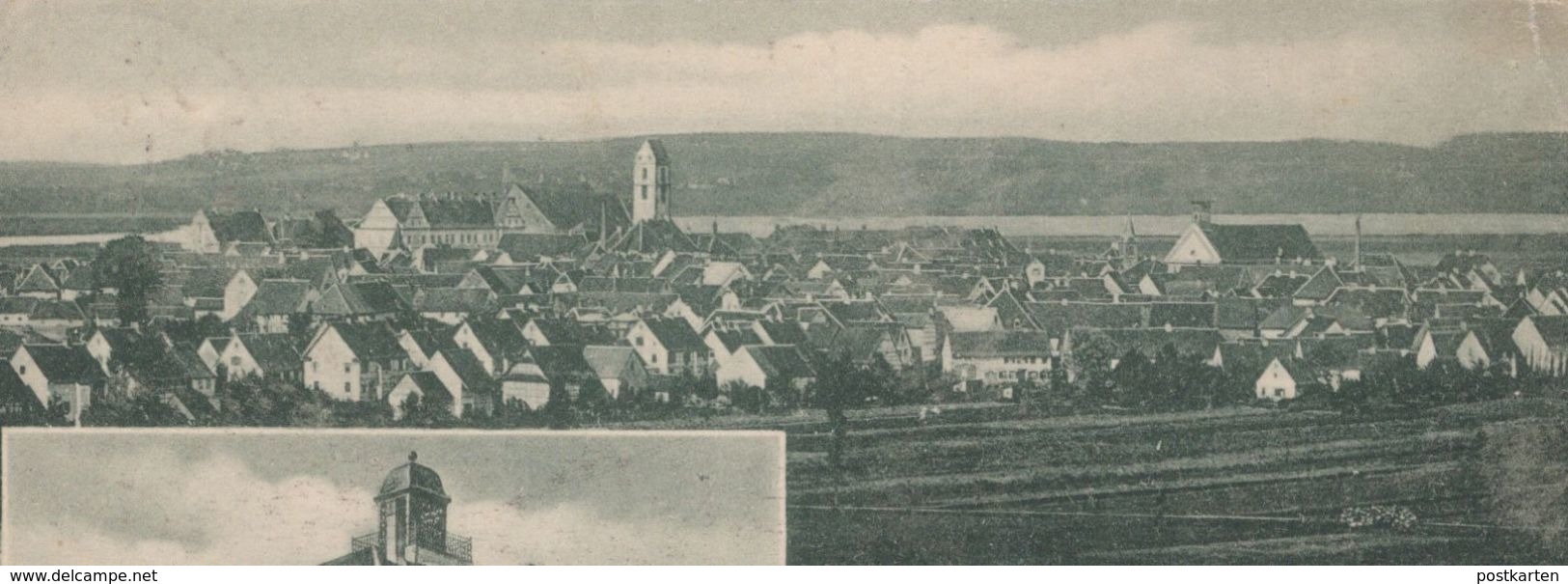 ALTE POSTKARTE GRUSS VON BUCHAU AM FEDERSEE ELEKTRIZITÄTSWERK 1906 Ansichtskarte AK Postcard Cpa - Bad Buchau
