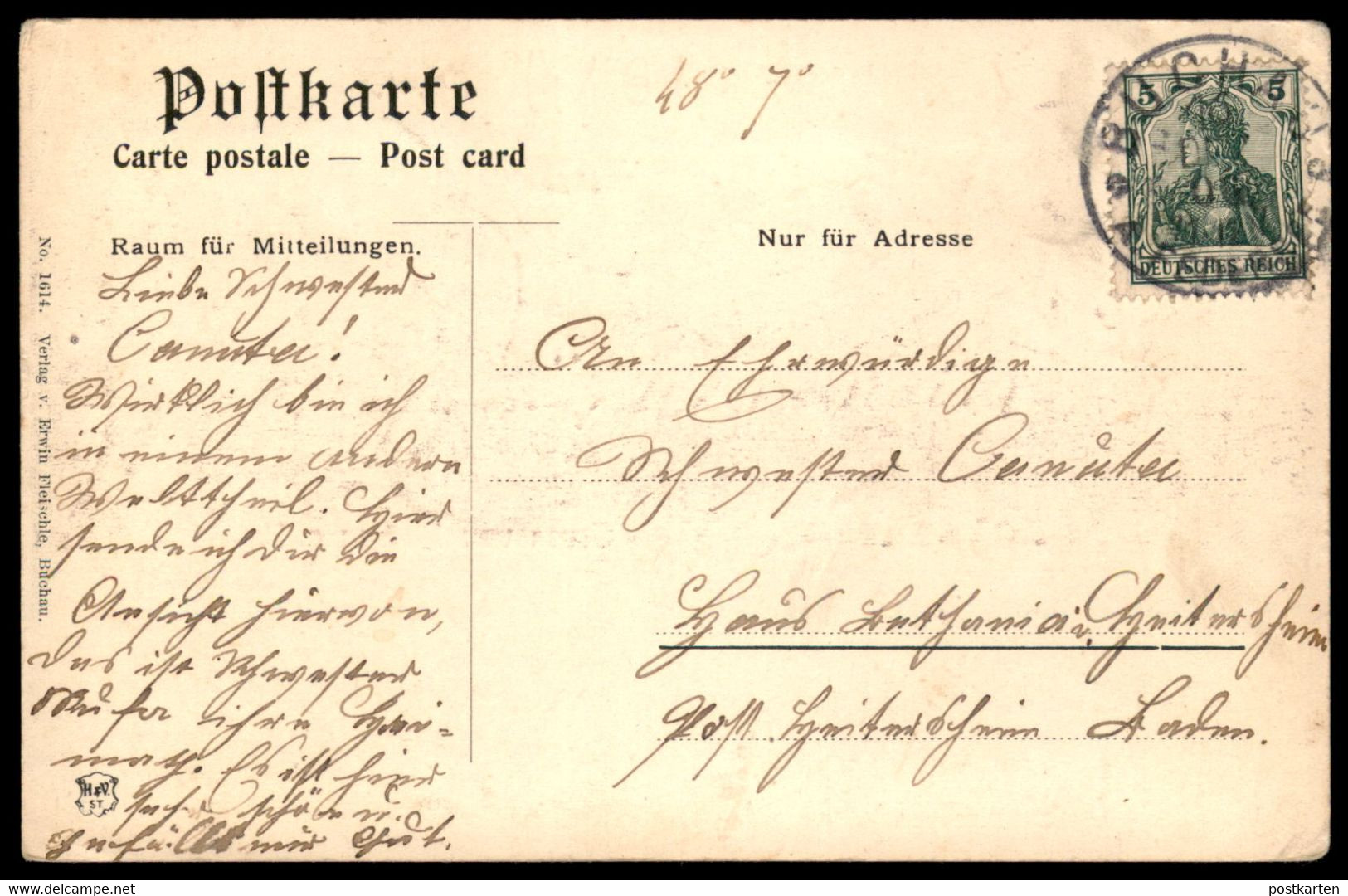 ALTE POSTKARTE GRUSS VON BUCHAU AM FEDERSEE ELEKTRIZITÄTSWERK 1906 Ansichtskarte AK Postcard Cpa - Bad Buchau