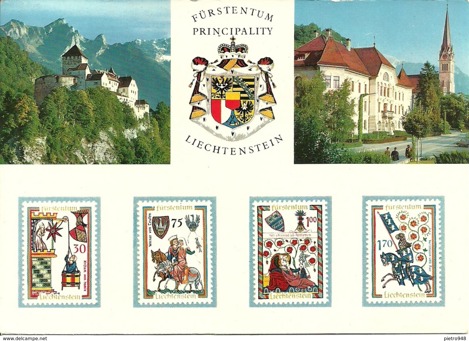 Vaduz (Liechtenstein) Capital Of The Country And Residence Of The Prince, Capitale Du Pays Et Residence Du Prince - Liechtenstein