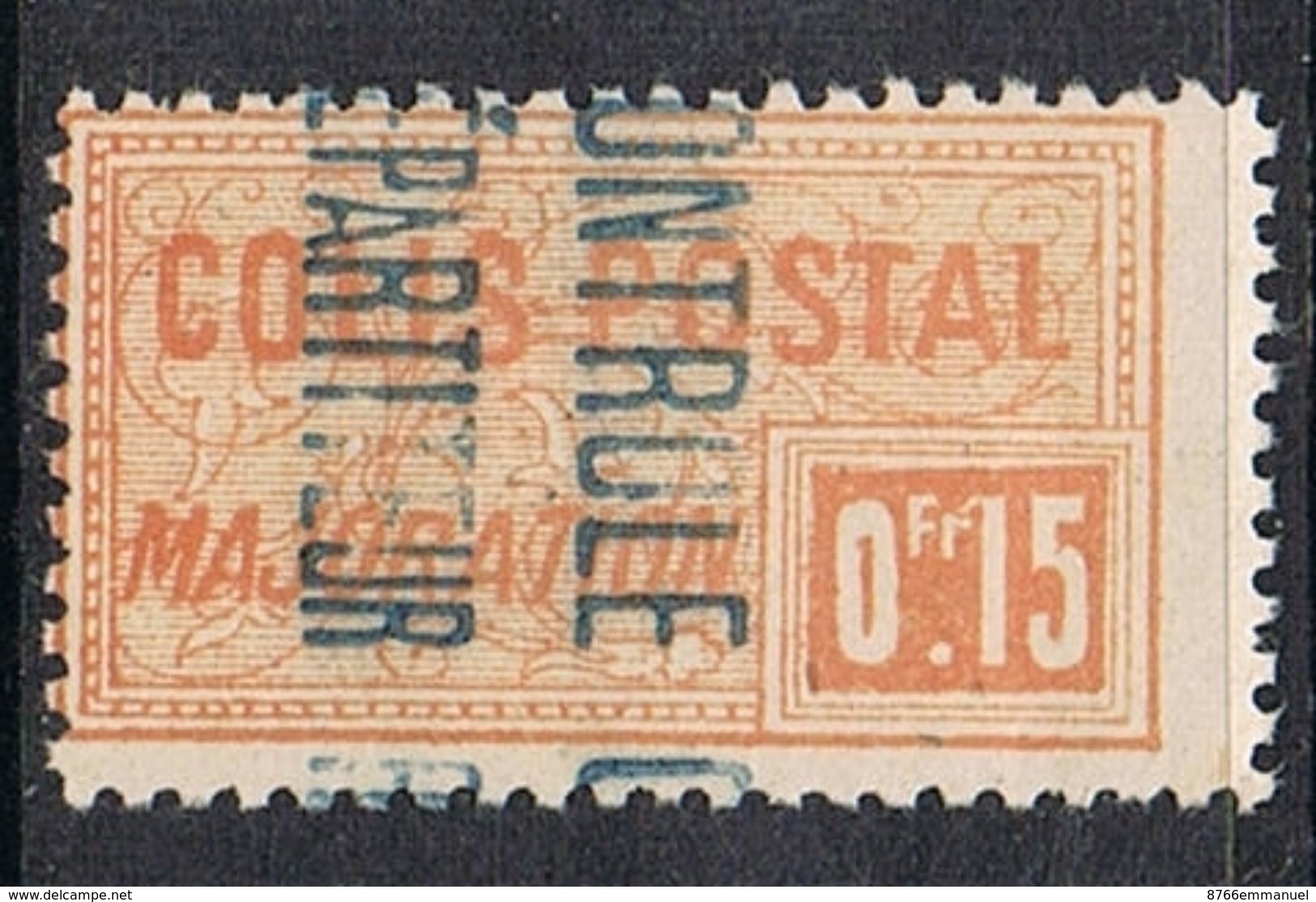 ALGERIE COLIS POSTAL N°11 N** Orange Et Surcharge Renversée - Parcel Post