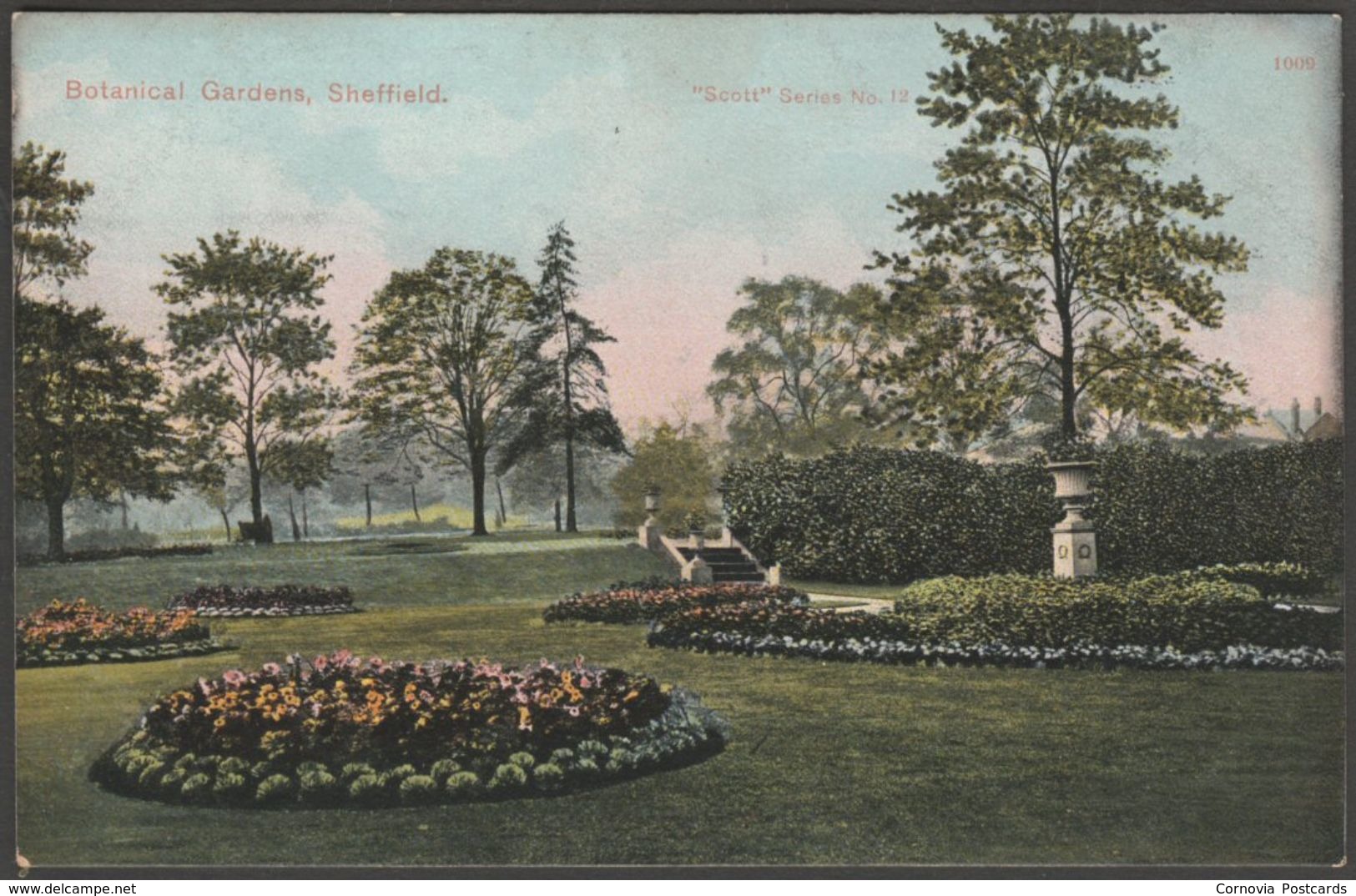 Botanical Gardens, Sheffield, Yorkshire, C.1905-10 - Scott Series Postcard - Sheffield