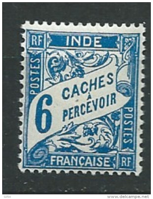 Inde Française -  Taxe  -   Yvert N°  13 *     AH 24626 - Unused Stamps