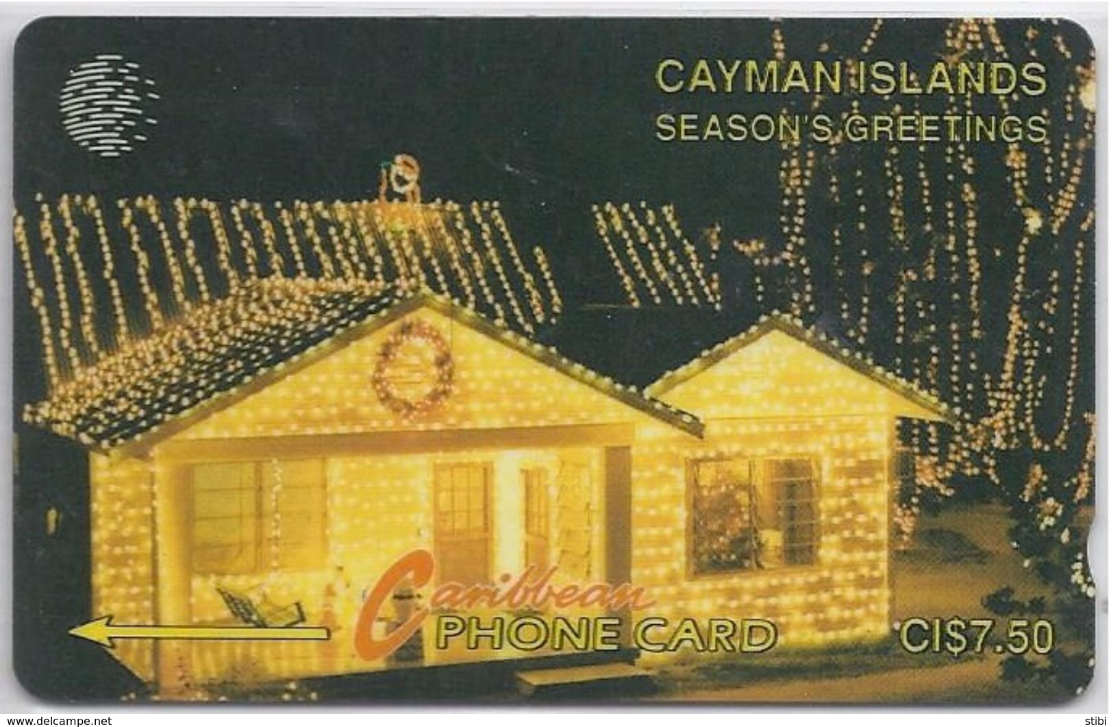 CAYMAN ISLANDS - SEASONS GREETINGS - 7CCIA - Cayman Islands