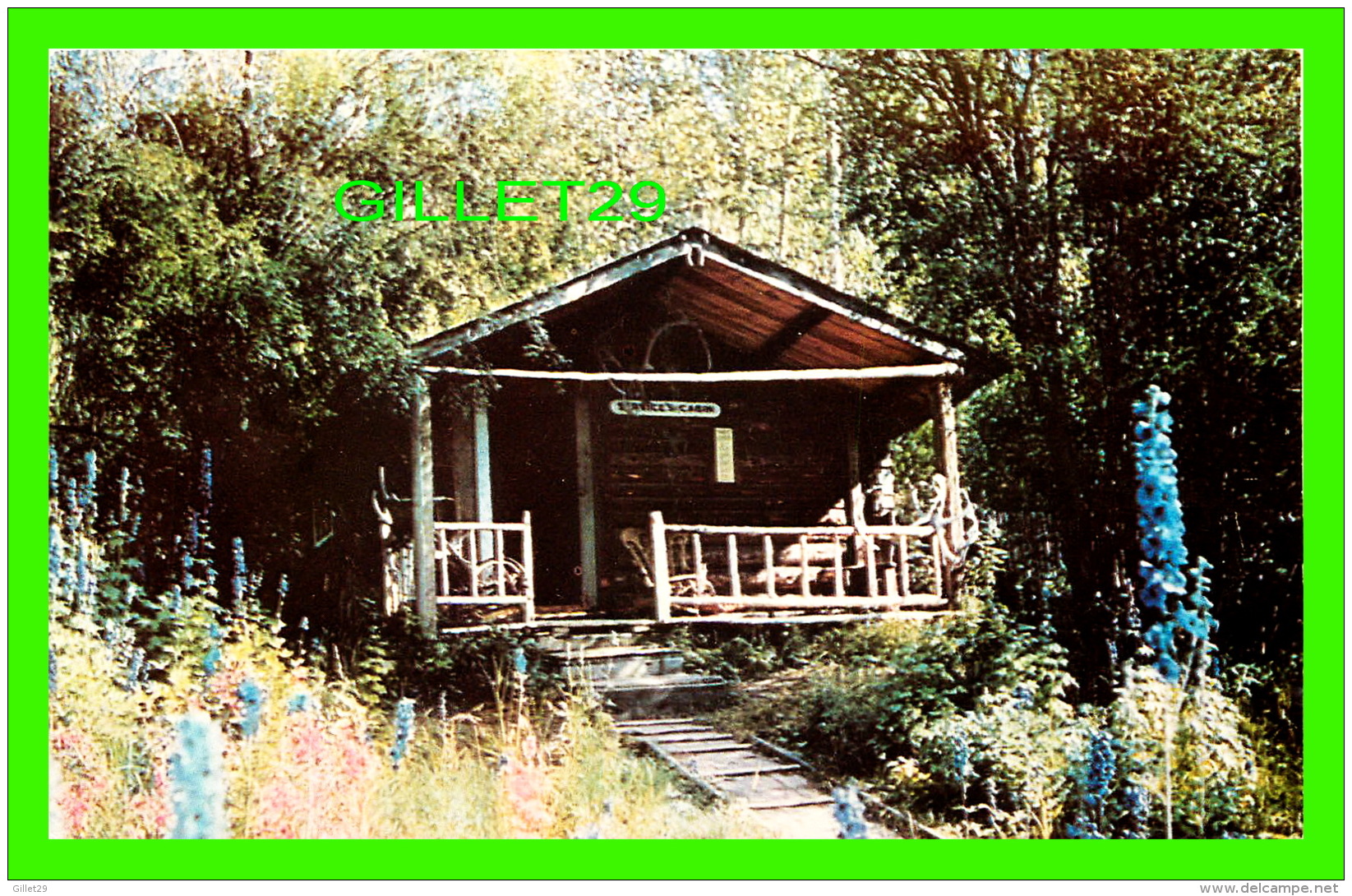 DAWSON CITY, YUKON - ROBERT SERVICE'S CABIN - PUB. BY J. H. BELL - - Yukon