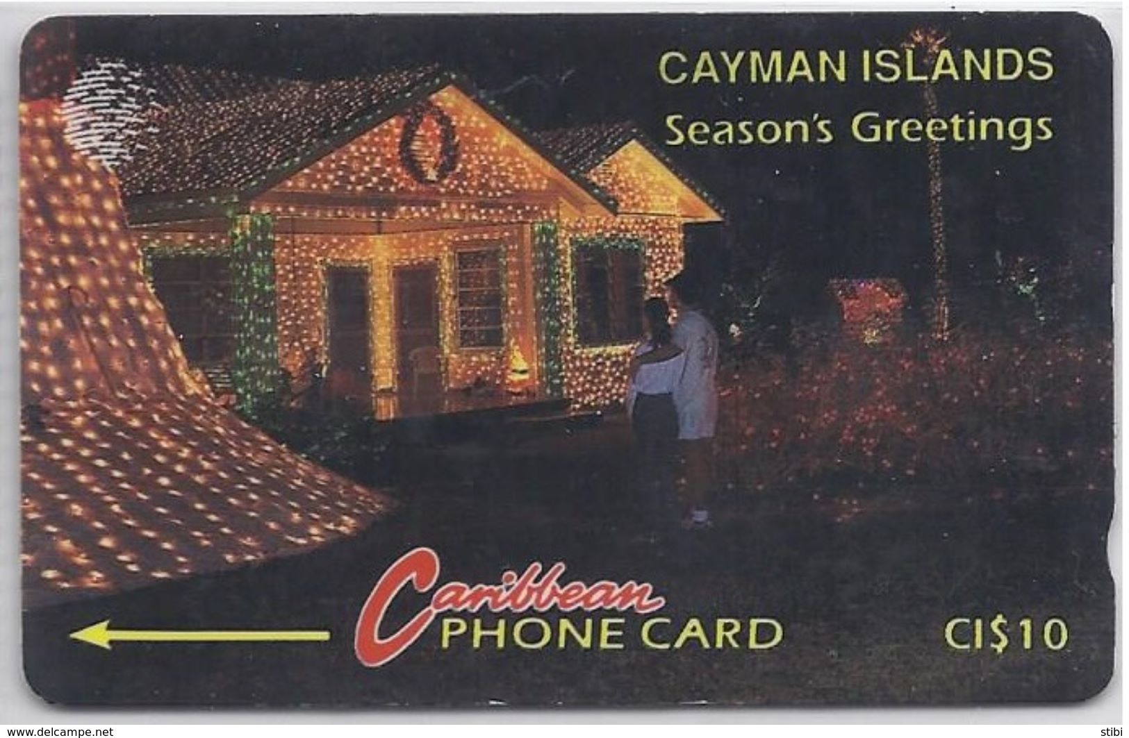 CAYMAN ISLANDS - SEASON'S GREETINGS - 10CCIA - Iles Cayman