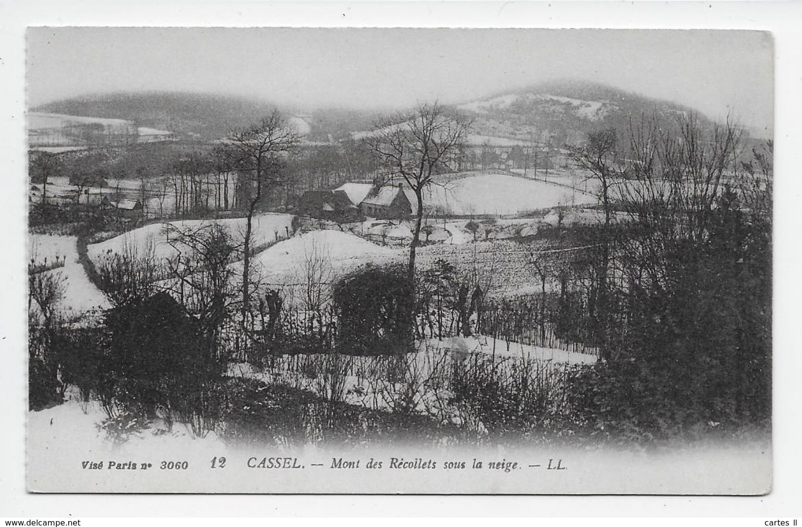 DC 1016 - CASSEL - Mont Des Recollets Sous La Neige, - LL 12 - Cassel