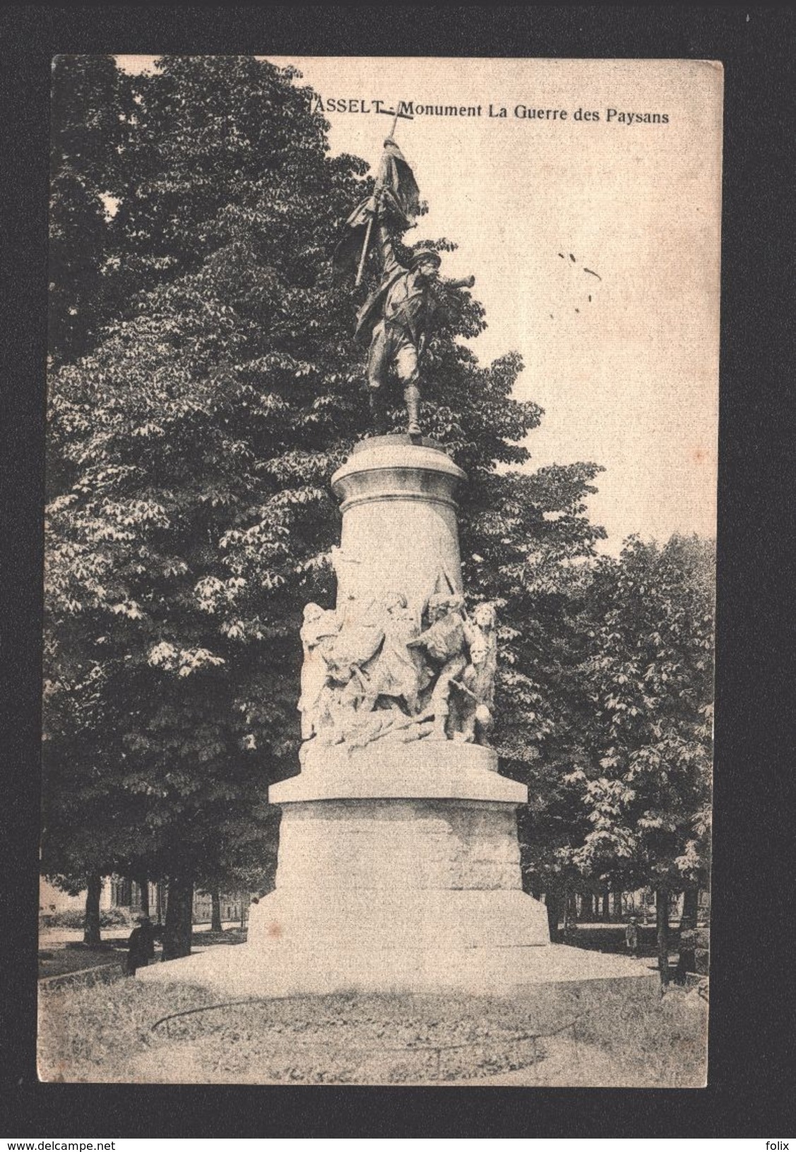 Hasselt - Monument La Guerre Des Paysans - Uitgave Bibliothèques Des Gares - 1927 - Hasselt