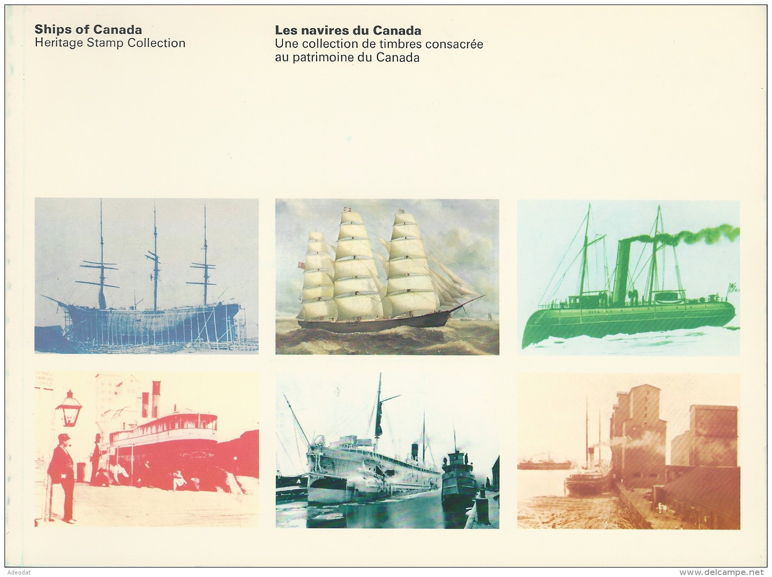 CANADA 1975 THEMATIC ALBUM UNITRADE 13 CAT VALUE CDA $17.50. - Estuches Postales/ Merchandising