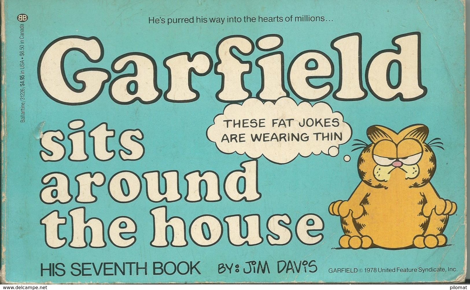 Garfield Sits Arround The House   DAVIS - Andere Uitgevers