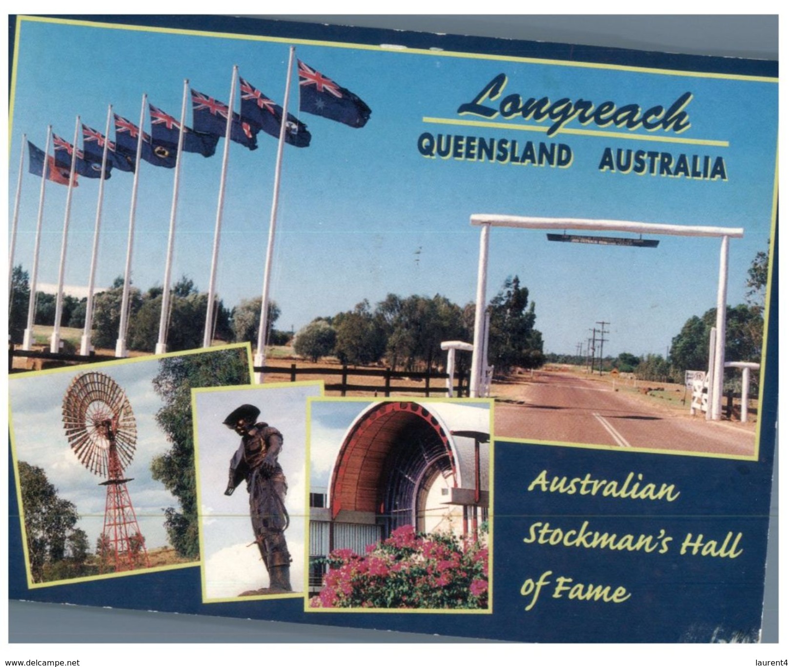 (615) Australia - With Stamp At Back - QLD - Longreach - Atherton Tablelands