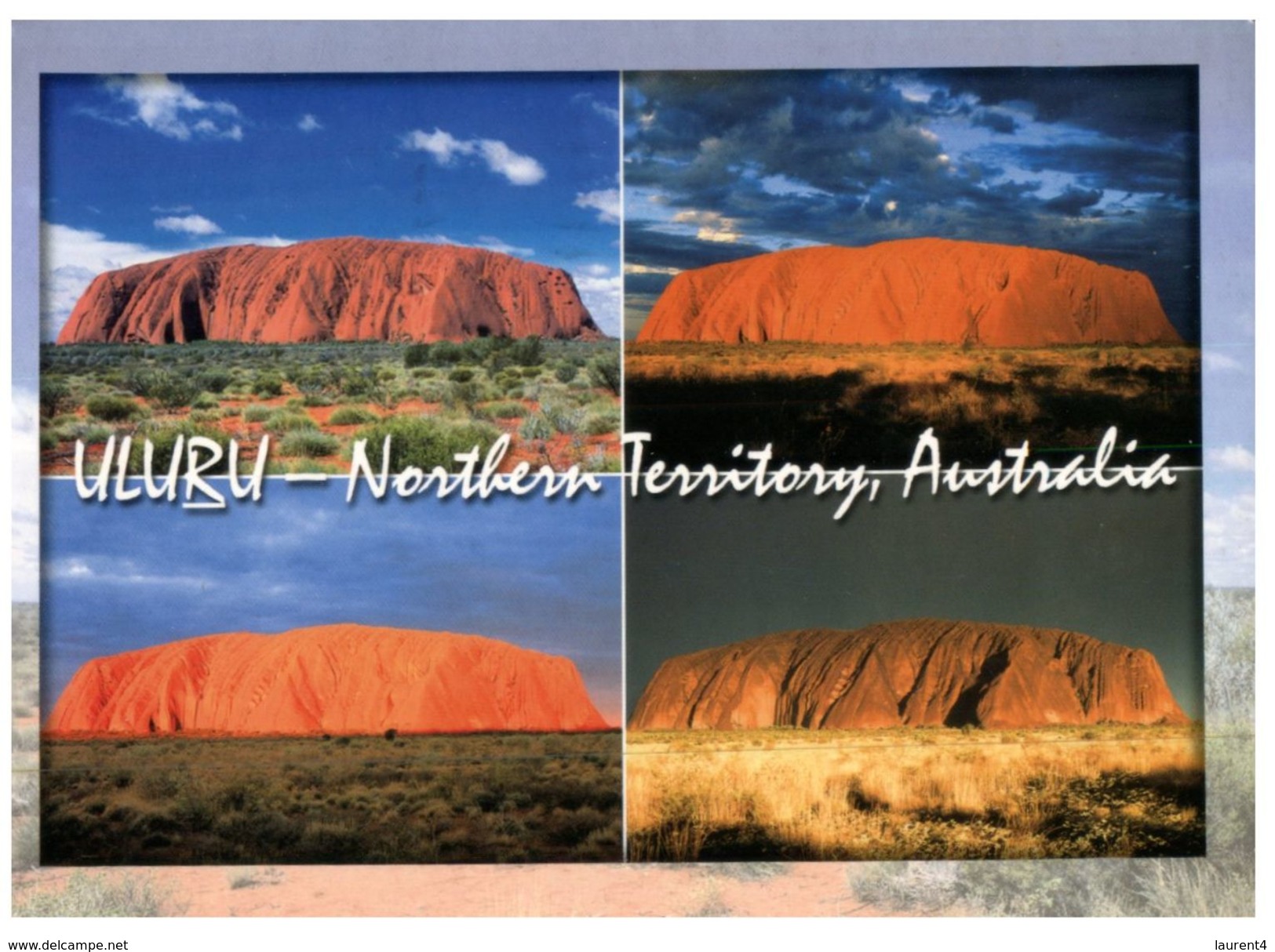 (615) Australia - With Stamp At Back - NT - Uluru Ex Ayers Rock - Uluru & The Olgas