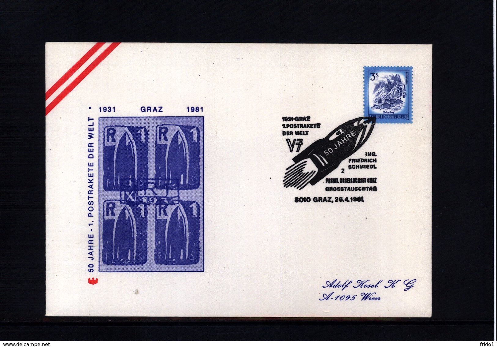 Austria 1981 Schmiedl 1.Postrakete Interesting Letter - Post