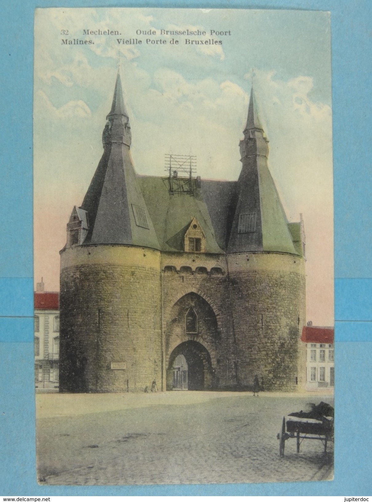 Mechelen Oude Brusselsche Poort (colorisée) - Mechelen