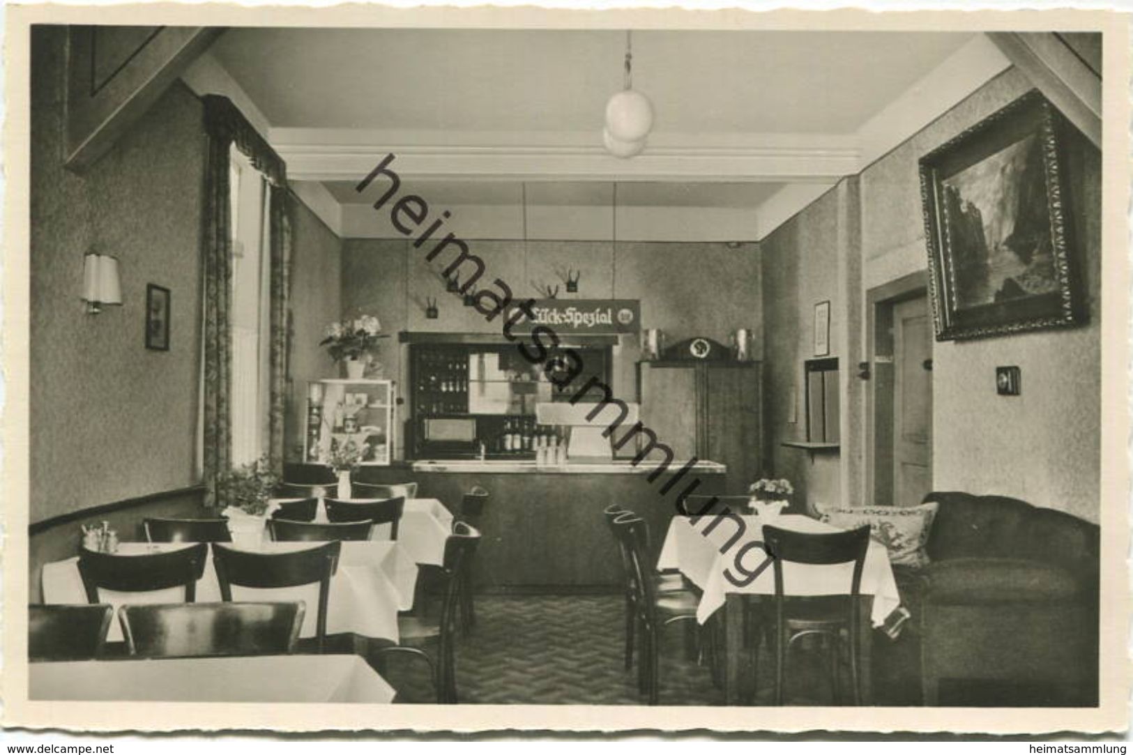 Ratzeburg - Gaststätte Deutsches Haus Töpferstr. 8 - Besitzer Waldemar Selig - Foto-AK - Verlag Photo Hannig Ratzeburg - Ratzeburg