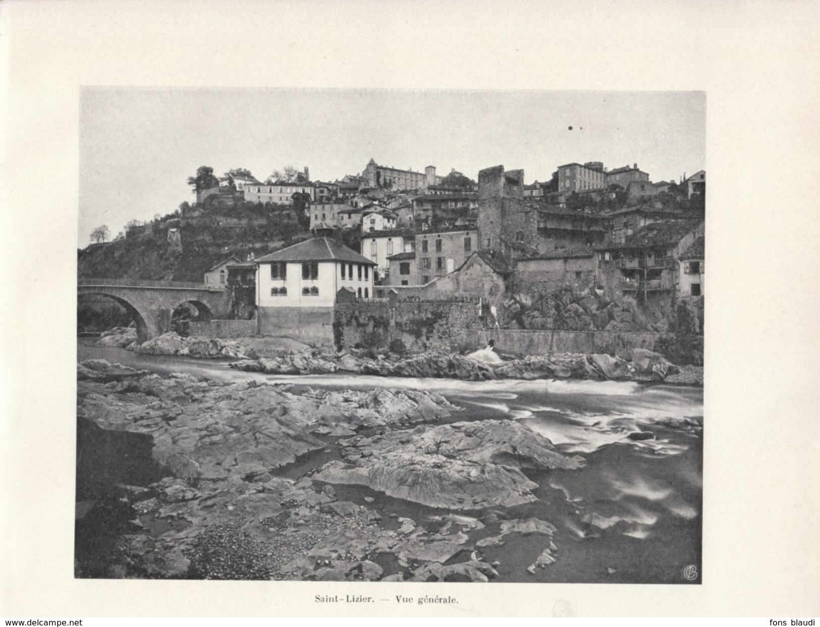 1900 - Iconographie - Saint-Lizier (Ariège) - Vue Générale - FRANCO DE PORT - Non Classificati