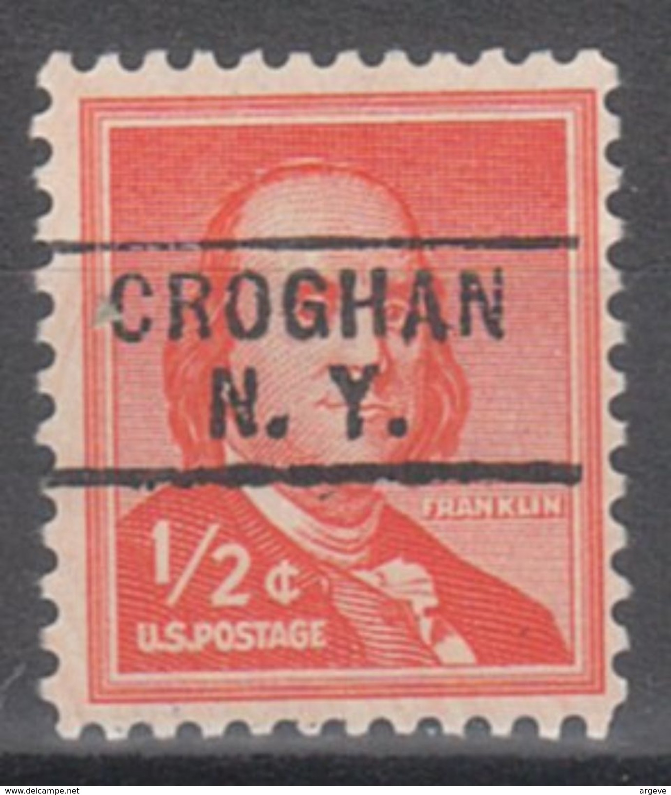 USA Precancel Vorausentwertungen Preo, Locals New York, Croghan 745 - Vorausentwertungen