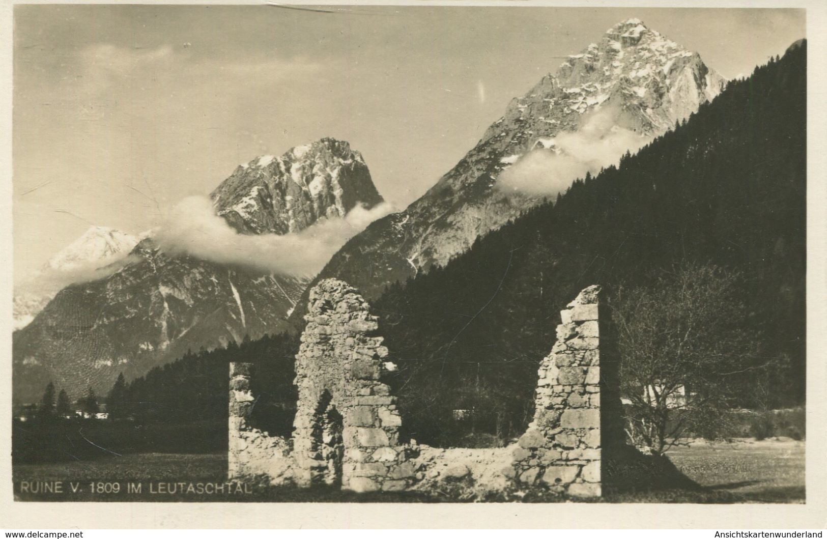 Ruine V. 1809 Im Leutaschtal 1934 (002269) - Leutasch