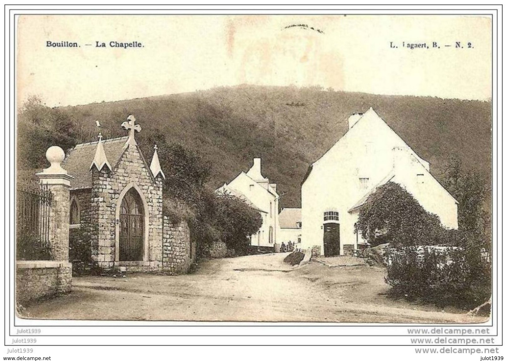 ROUILLON ..-- ANHEE ..-- La Chapelle .  Vers ETTERBEEK ( Mr Henri DEBERGH ) . Voir Verso . - Anhée