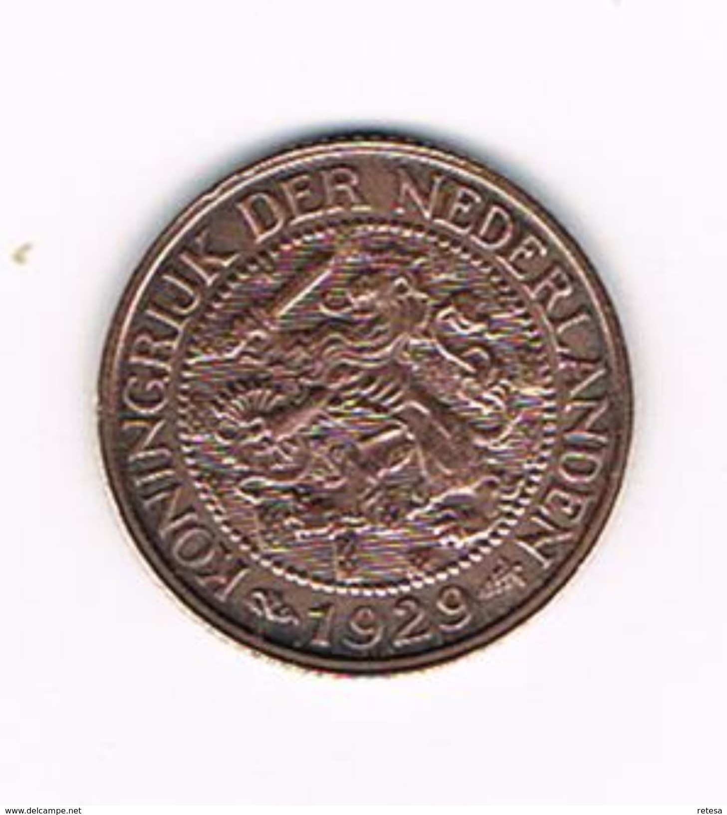 I  NEDERLAND 1 CENT 1929 - 1 Cent