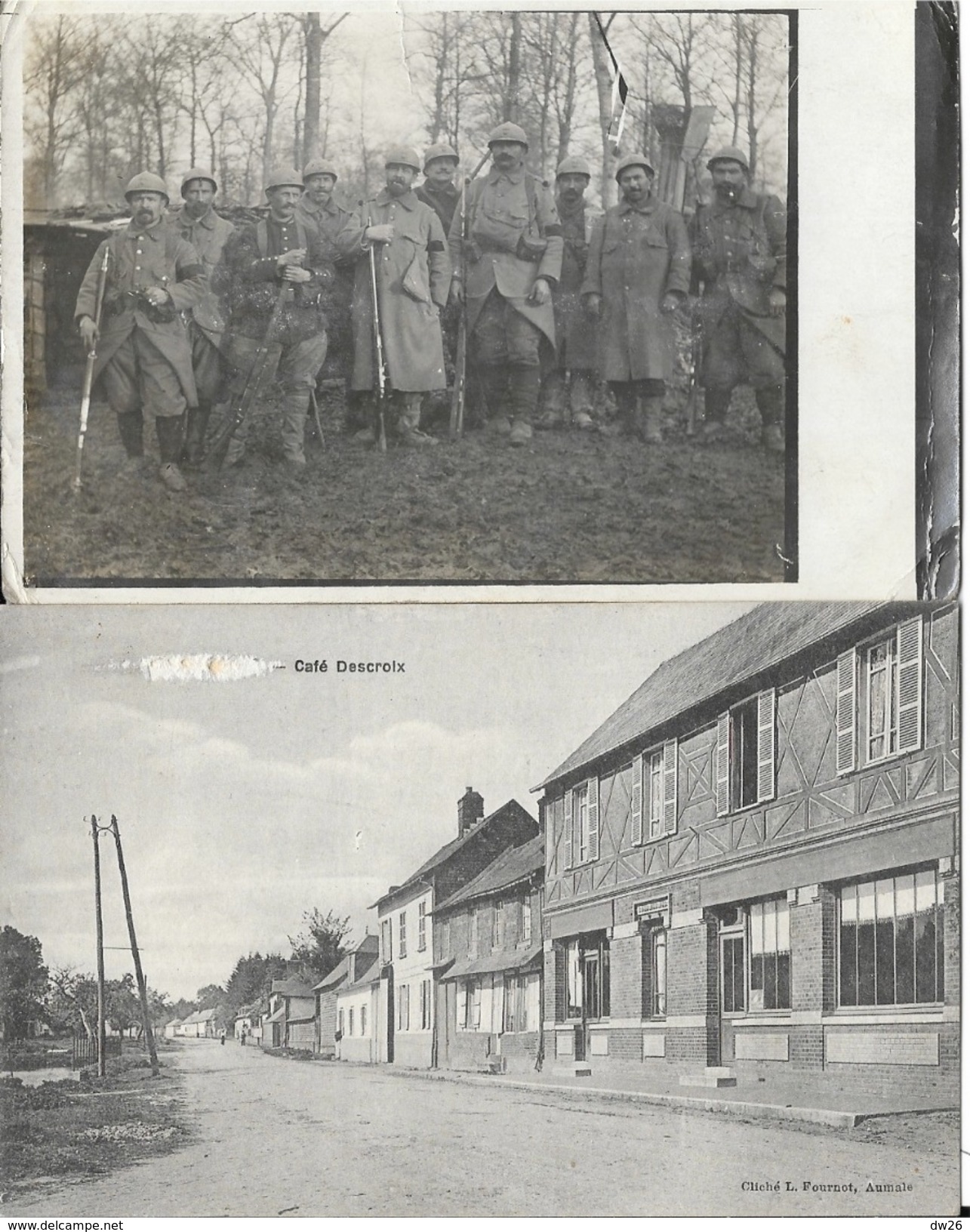 Lot De 16 Cartes Militaria: Récit Guerre 1914-1918 Par Paul Et Victorin Guibaud à Leur Cousine Alexandrine Moneron - 5 - 99 Cartes