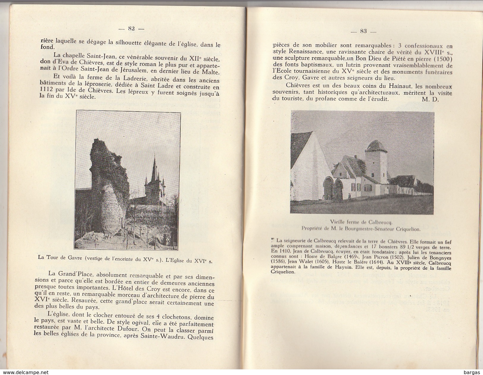 1935 Tournai Tournaisis Chateau Ath Beloeil Bonsecours Antoing Chievres Vaulx - Dépliants Touristiques