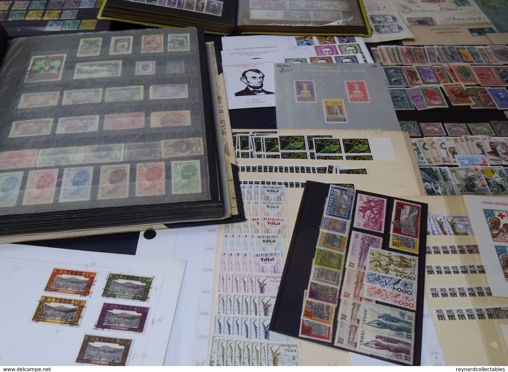 Superb France Colonies Lot (1000s). Pre/post Indep. Nhm/vfu, Sheets,airs,covers/cards 19th-20thC. Huge Lot! - Collections