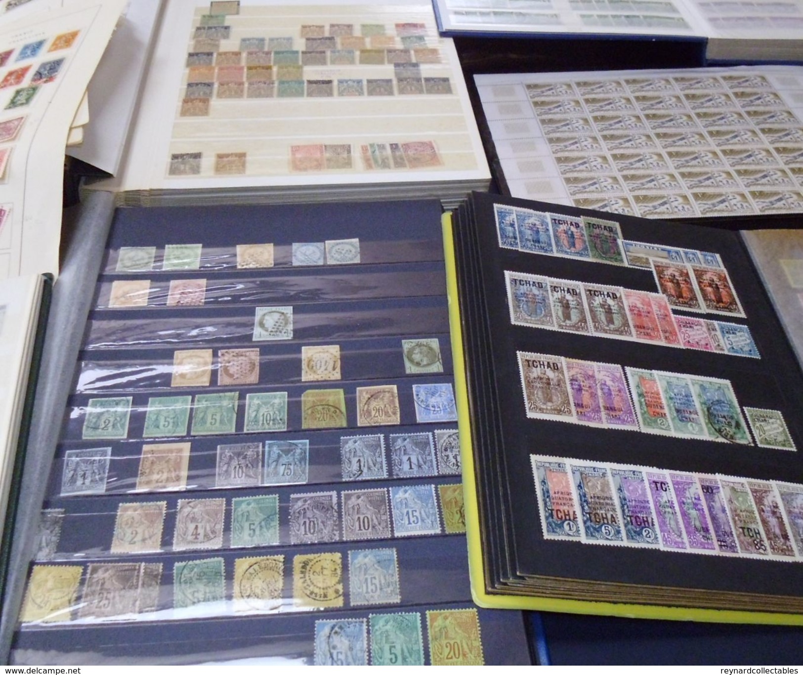 Superb France Colonies lot (1000s). Pre/post Indep. nhm/vfu, sheets,airs,covers/cards 19th-20thC. Huge lot!