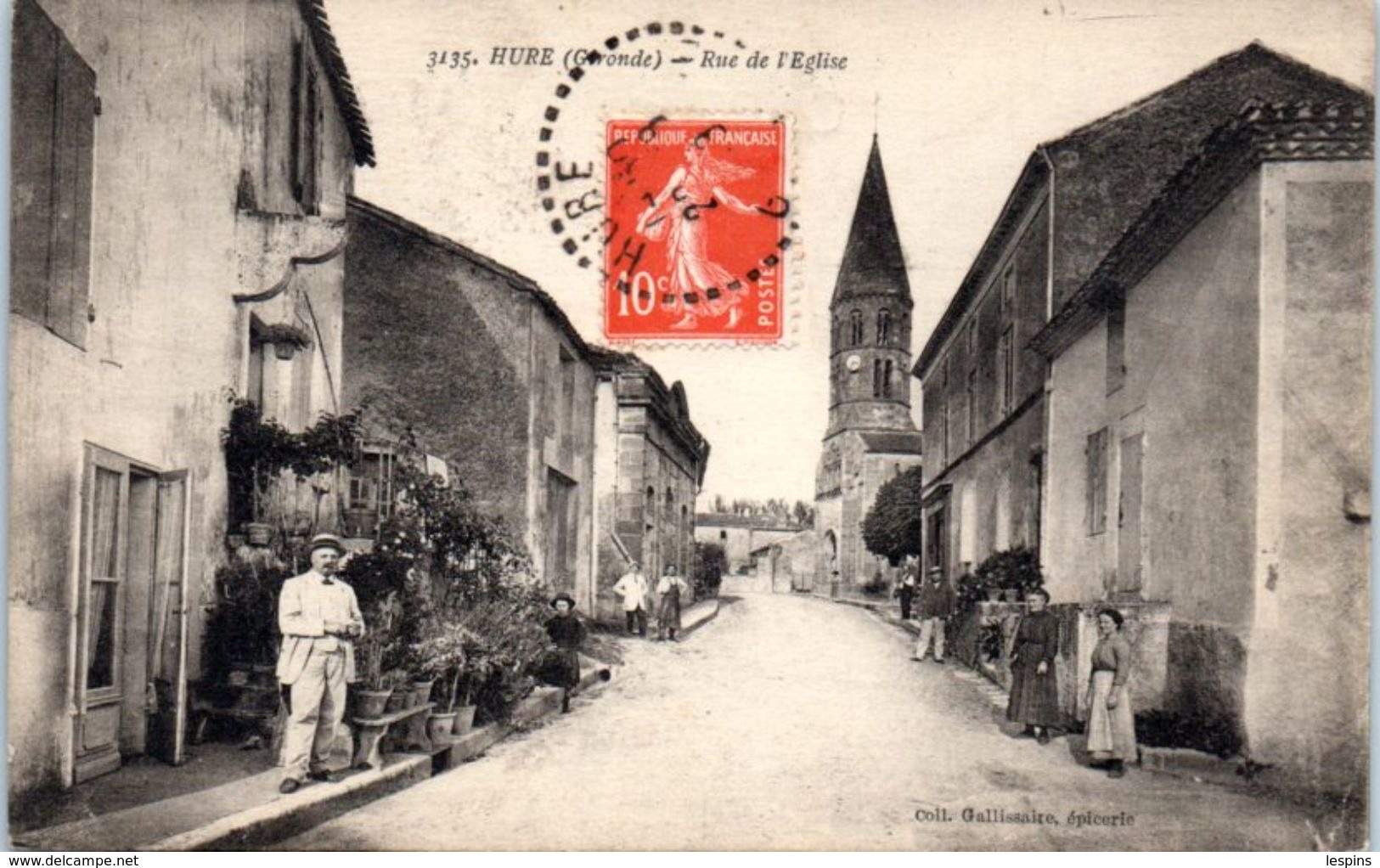 33 - HURE --  Rue De L'Eglise - Autres & Non Classés